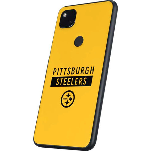 NFL Pittsburgh Steelers Yellow Performance Series Google Pixel 4a Skin
